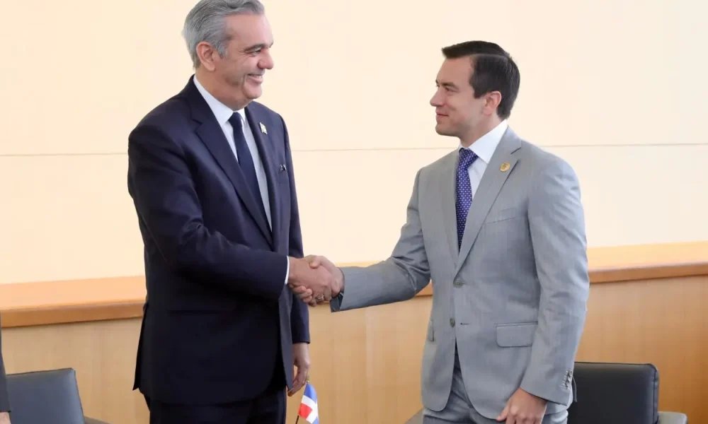 Abinader se reúne con secretaria general de la UNCTAD y su homólogo ecuatoriano