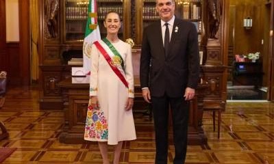 Abinader desea éxito a la presidenta de México
