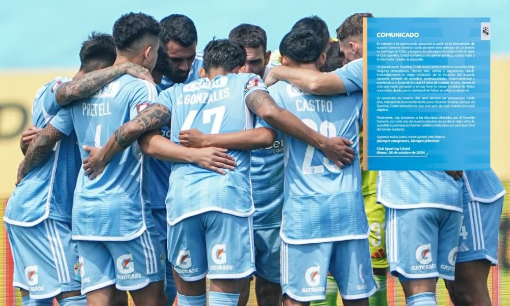 También pide disculpas: Sporting Cristal se pronunció tras declaraciones de Daniel Graña