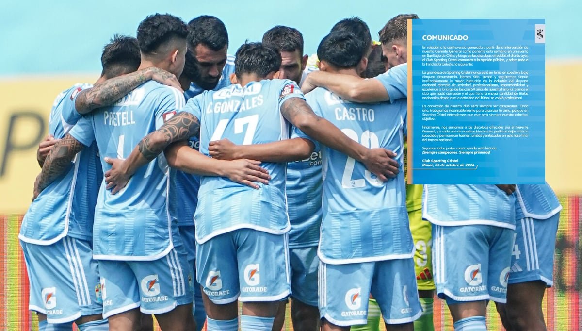 También pide disculpas: Sporting Cristal se pronunció tras declaraciones de Daniel Graña