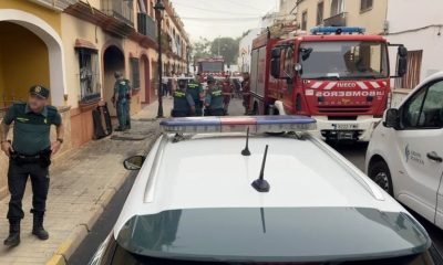 El incendio que ha acabado con la vida de una familia en Guillena comenzó en dos sillones del salón